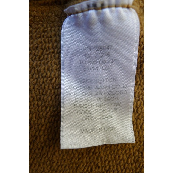 NILI LOTAN Janie Hoodie Sweatshirt Cotton Whiskey Camel Net-A-Porter XS $375 - Picture 8 of 8